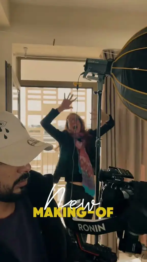 Making-of d'un tournage en intérieur avec stabilisateur et éclairage